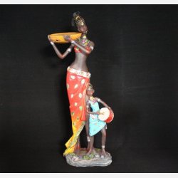 Afrika Mor og Barn 42cm