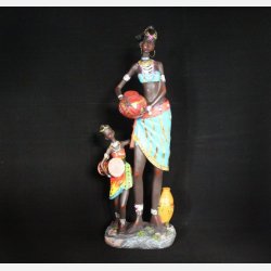 Afrika Mor og Barn 42cm