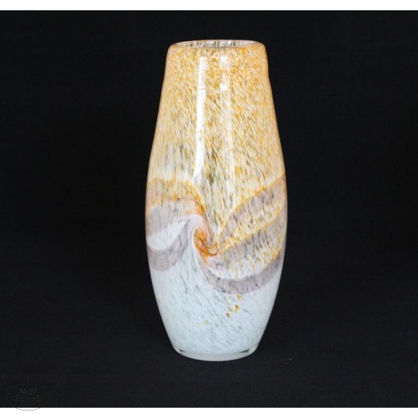 Glas Vase Sljfe Orange 23cm