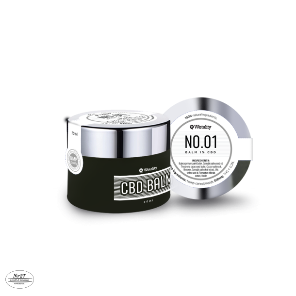 WETALITY Balm 1 % 30g med CBD