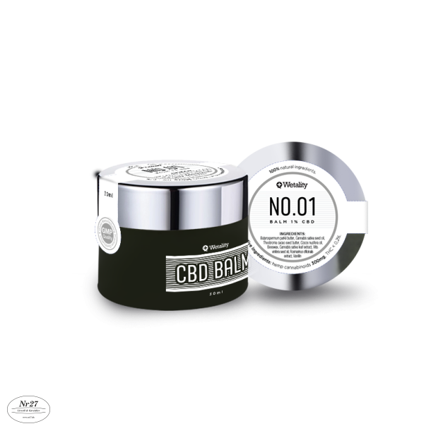 WETALITY Balm 1 % 30g med CBD