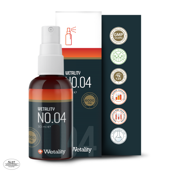WETALITY NO.04 CBD Olie Spray