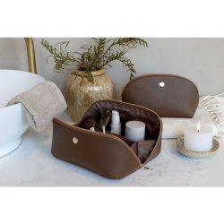 Chic Antique Toilettaske Coffee Medium