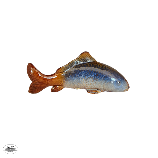 Fisk i keramik 20cm lang hjre