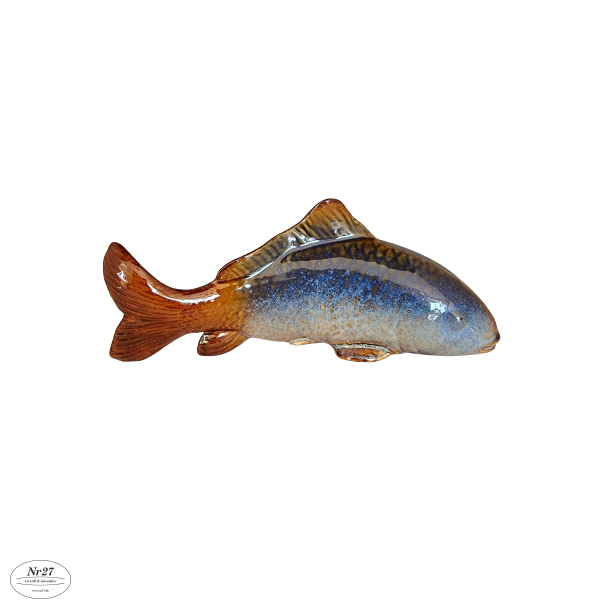 Fisk i keramik 20cm lang hjre