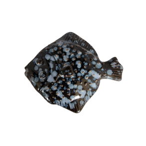 Rdsptte i keramik Mrk 14cm lang