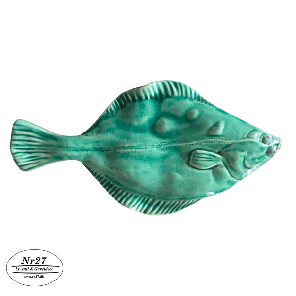 Keramik R�dsp�tte 38cm Gr�n