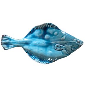 Keramik R�dsp�tte 38cm Bl�