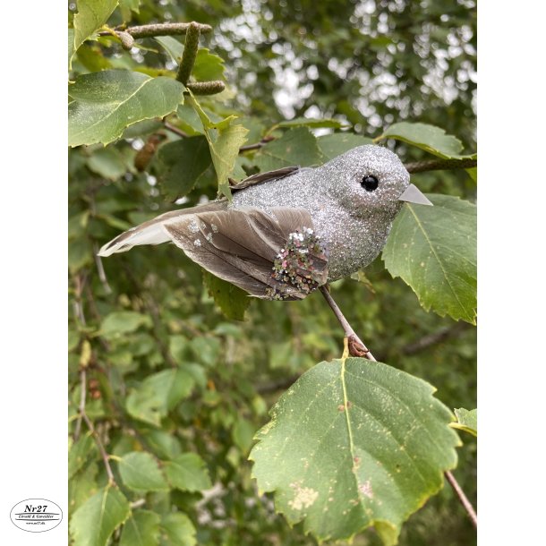 La Vida Fugl slv og brun m/clips