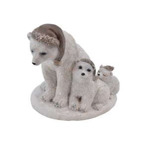 La Vida Isbjrnemor med to unger 12cm hj