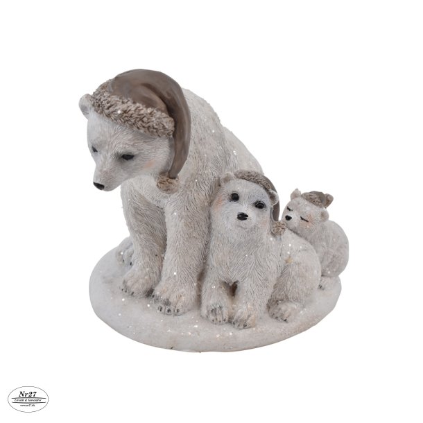 La Vida Isbjrnemor med to unger 12cm hj