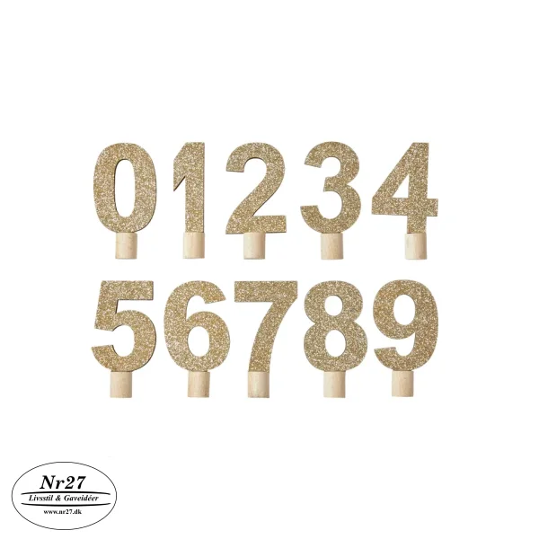 Tal 0-9 i finer tr 5 cm hje