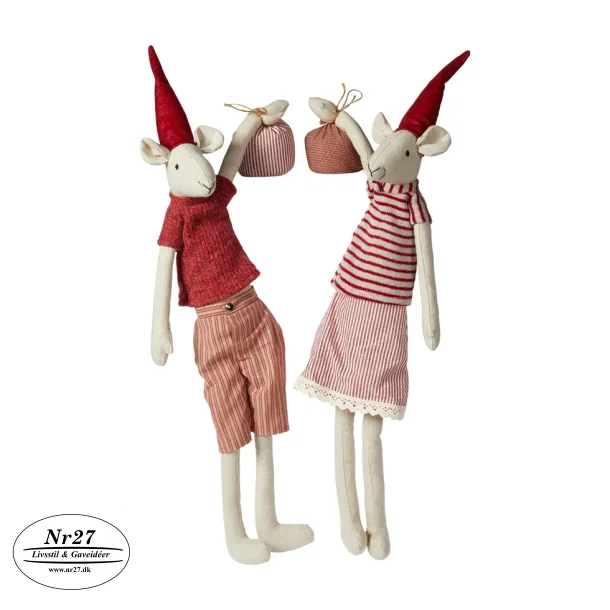 Noa &amp; Nelli Mus i stof 50 cm hj