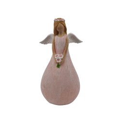 La Vida Engel i lyserde kjole H13cm