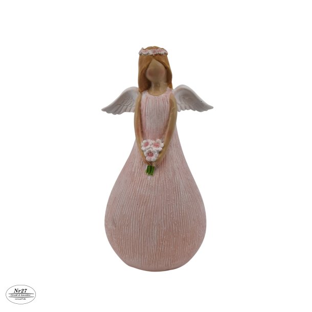 La Vida Engel i lyserde kjole H13cm