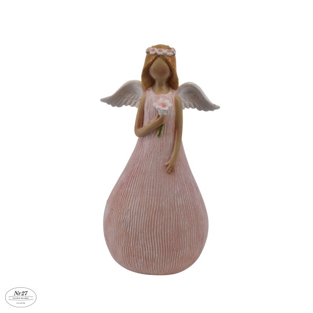 La Vida Engel i lyserde kjole H13cm
