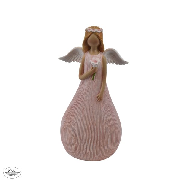 La Vida Engel i lyserde kjole H13cm