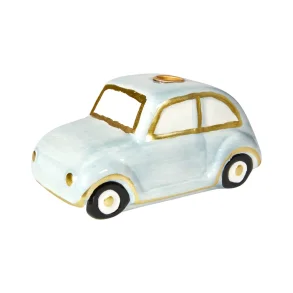 Bil i keramik til kertelys 6 cm hj