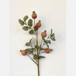 Kunstig blomst 3 grene 5 blomster