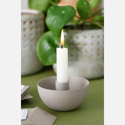 IB LAURSEN Stage til bedelys ash grey