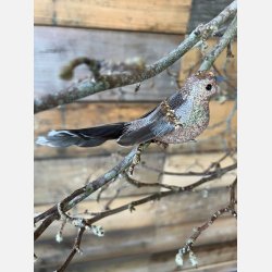 LA VIDA DEKO FUGL GULD L15 CM