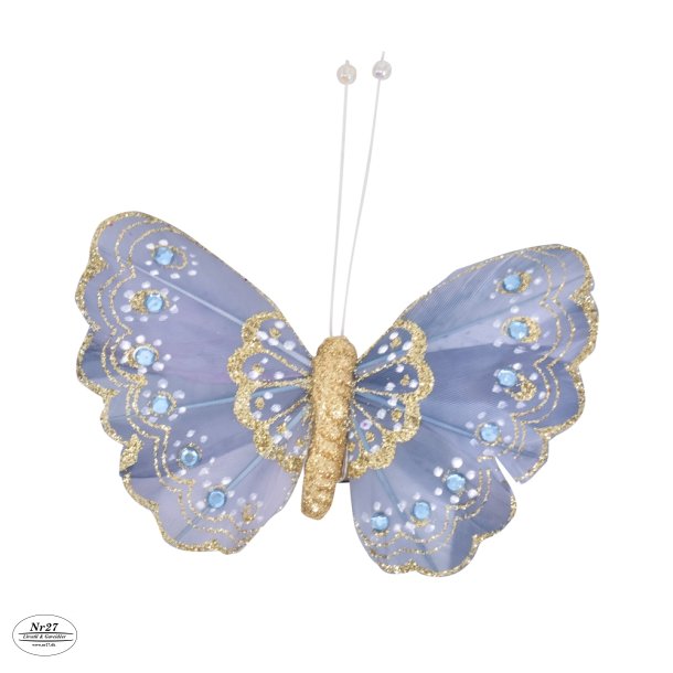 La Vida Deko sommerfugl bl L9/W10 cm