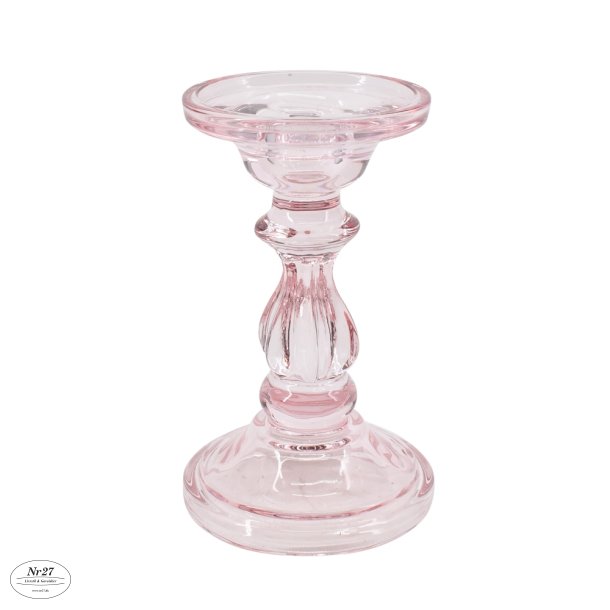 La Vida Serena lysestage lille pink H16cm D9cm