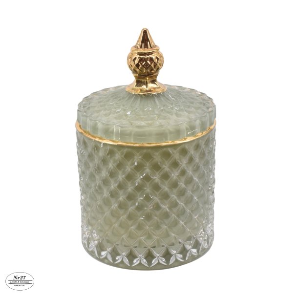 La Vida Liva krukke lille jadegrn H14cm D8,5cm