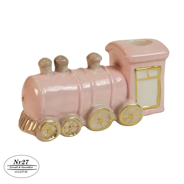 Tog i keramik til kertelys 7cm hj rd