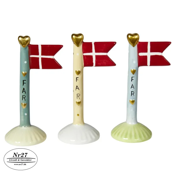 Fdselsdags Flag Far 14 cm hj