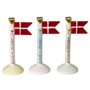 Fdselsdags Flag I Love You 14 cm hj