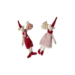 Noa & Nelli Mus i stof 20 cm hj