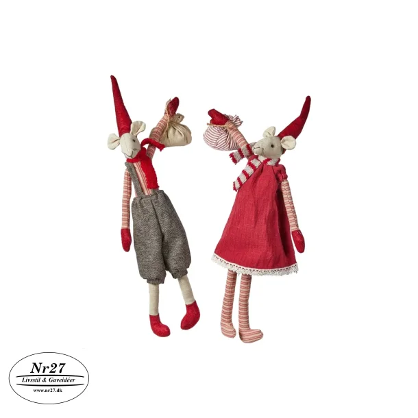 Noa &amp; Nelli Mus i stof 35 cm hj