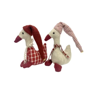 Gytha Gs i Stof rd 11 cm hj