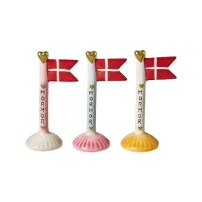 Fdselsdags Flag Mormor 14 cm hj