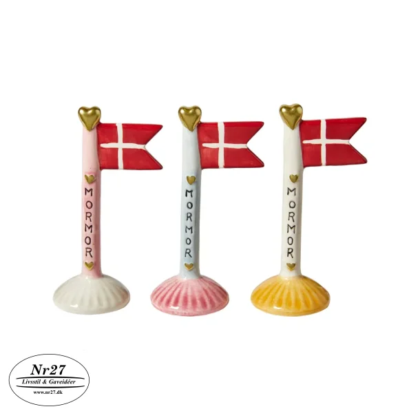 Fdselsdags Flag Mormor 14 cm hj