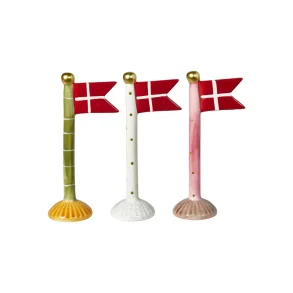 Fdselsdagsflag i keramik 19 cm hj