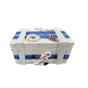Maritim kiste 11cm med anker