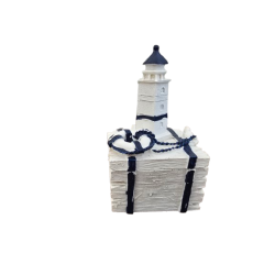 Maritim ske mini med fyrtrn