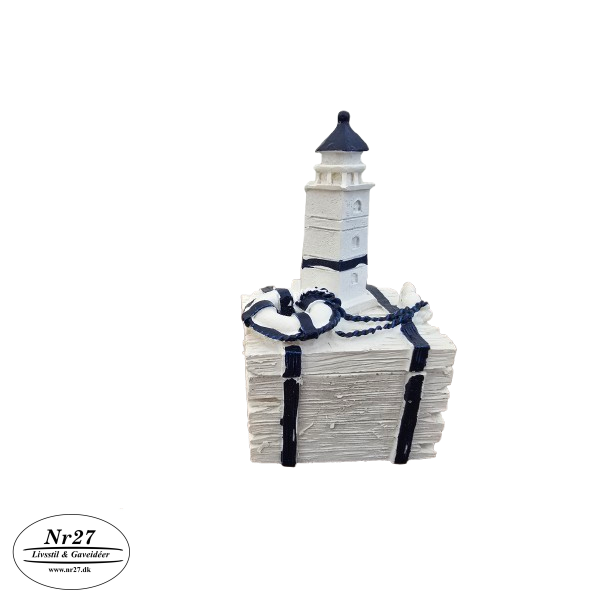 Maritim ske mini med fyrtrn