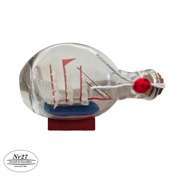 Flaskeskib i 12 cm flaske