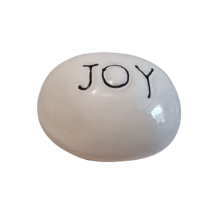Dekorations sten i keramik Joy