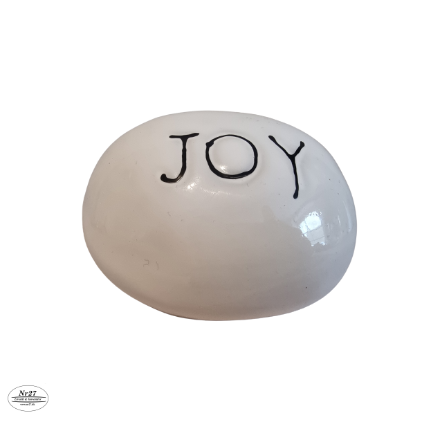 Dekorations sten i keramik Joy
