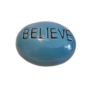 Dekorations keramiksten Believe