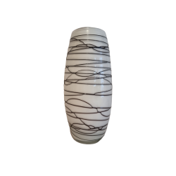 Glas vase hvid 22 cm