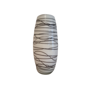 Glas vase hvid 22 cm