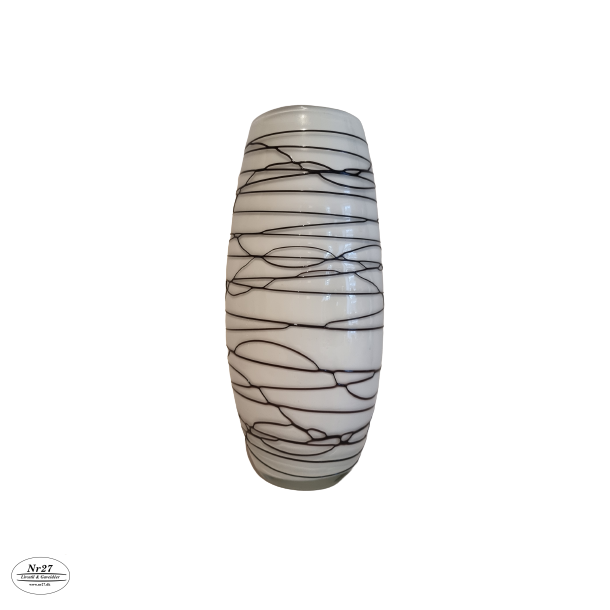 Glas vase hvid 22 cm