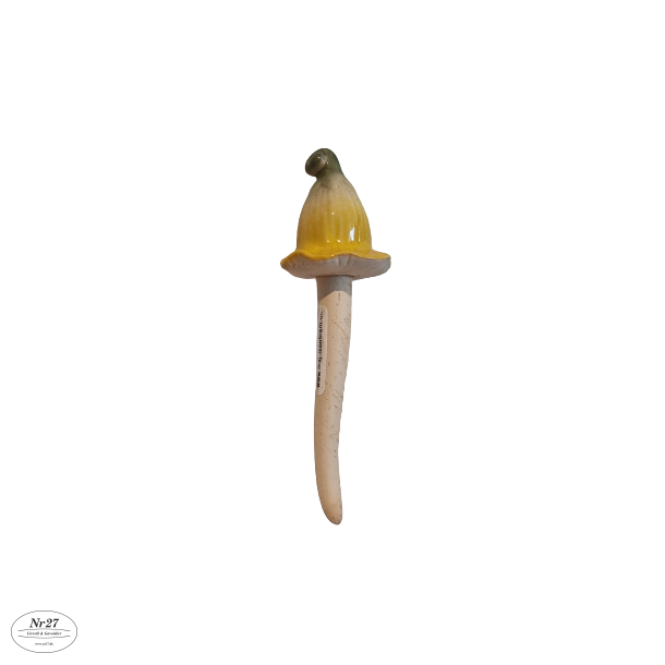 Gul klokkeblomst p fast stick 13cm