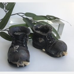 Plantesko med mus og halm 11 cm par