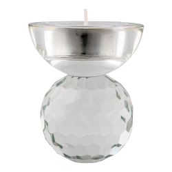 HOUSE NORDIC Lysestage i glas, klar 7x7x8,5 cm